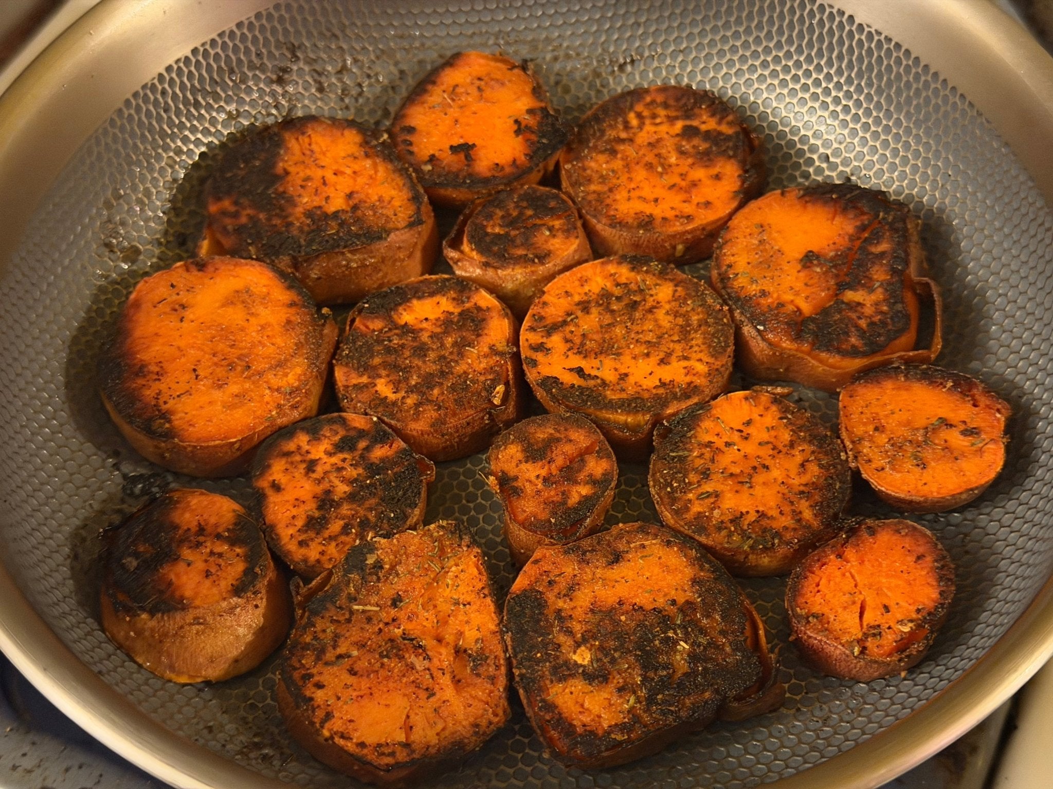 blackened sweet potatoes