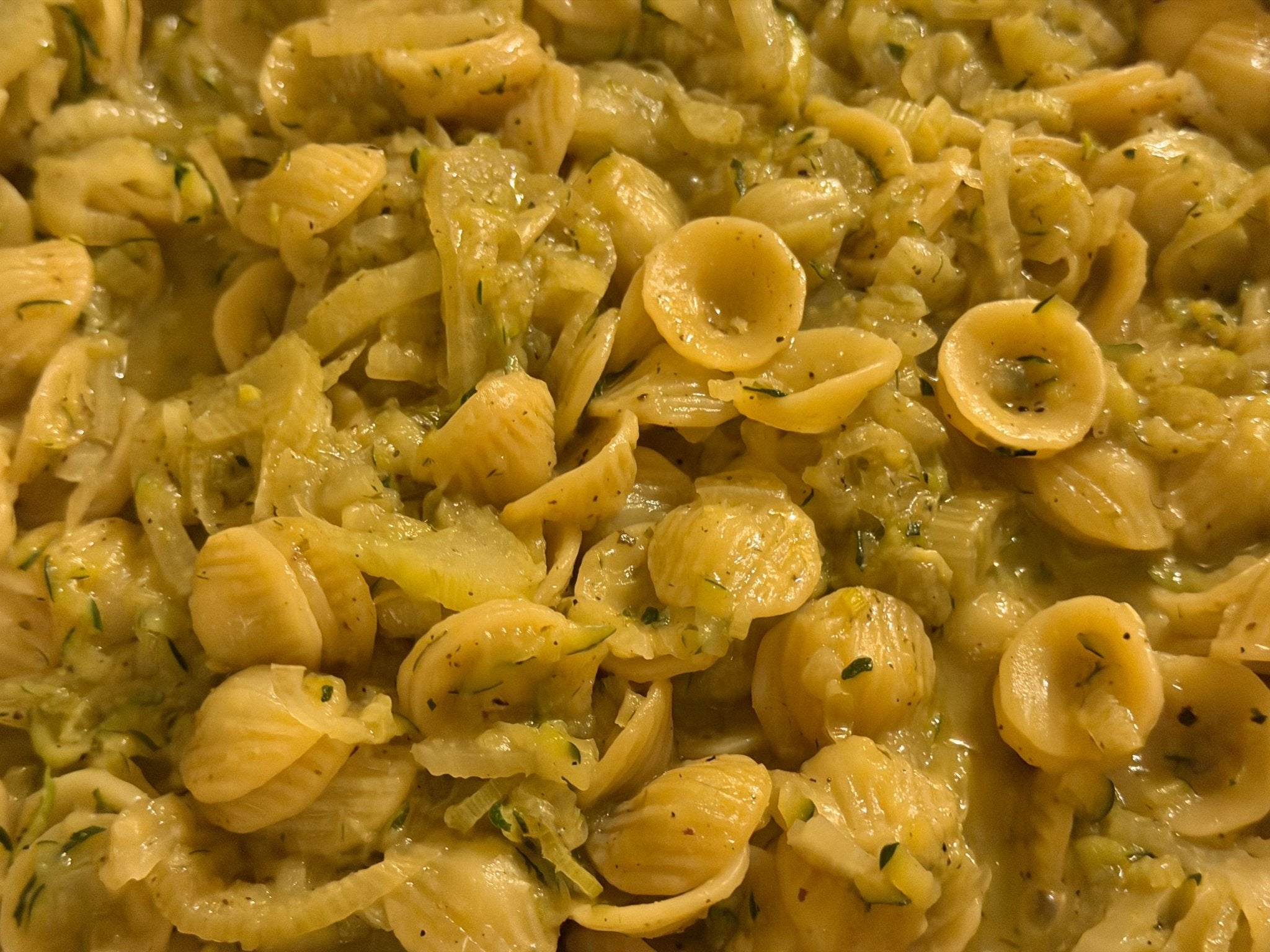 fennel and zucchini pasta (1-pot)