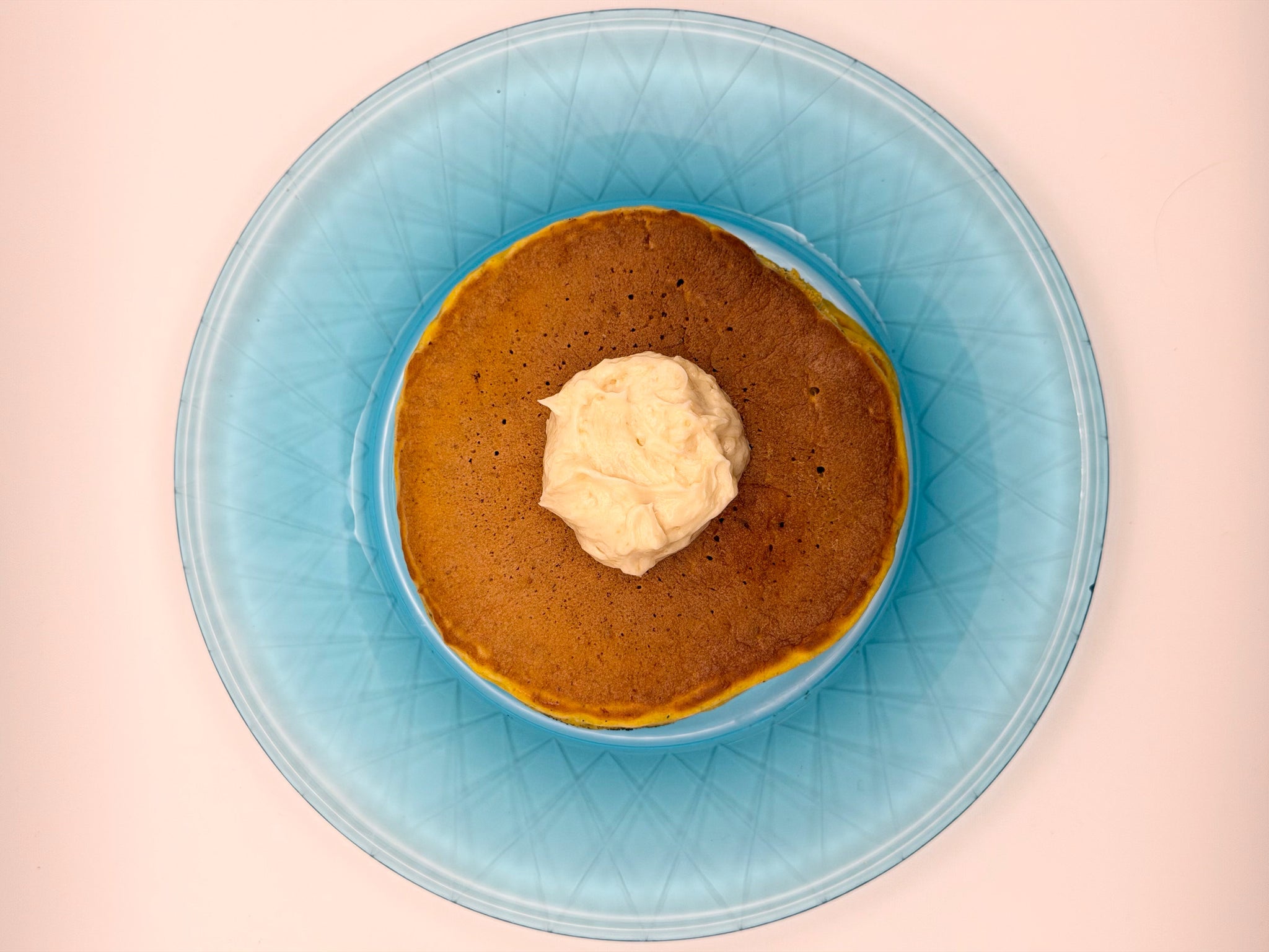 pumpkin chia pancakes with maple butter