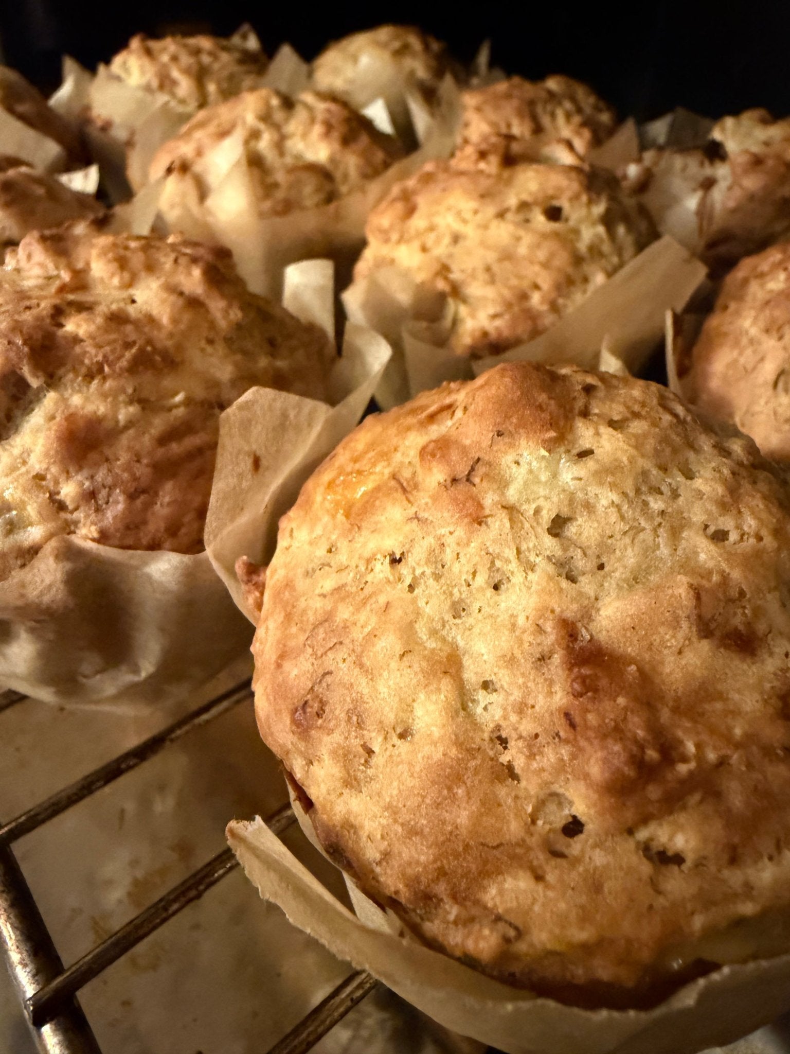 new banana muffins