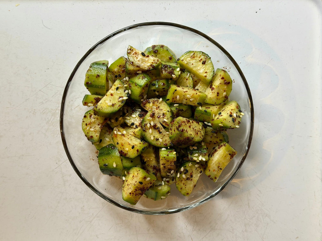 sesame sugo cucumber salad