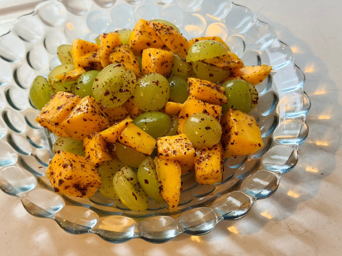 mango, grape + sugo fruit salad