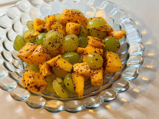 mango, grape + sugo fruit salad