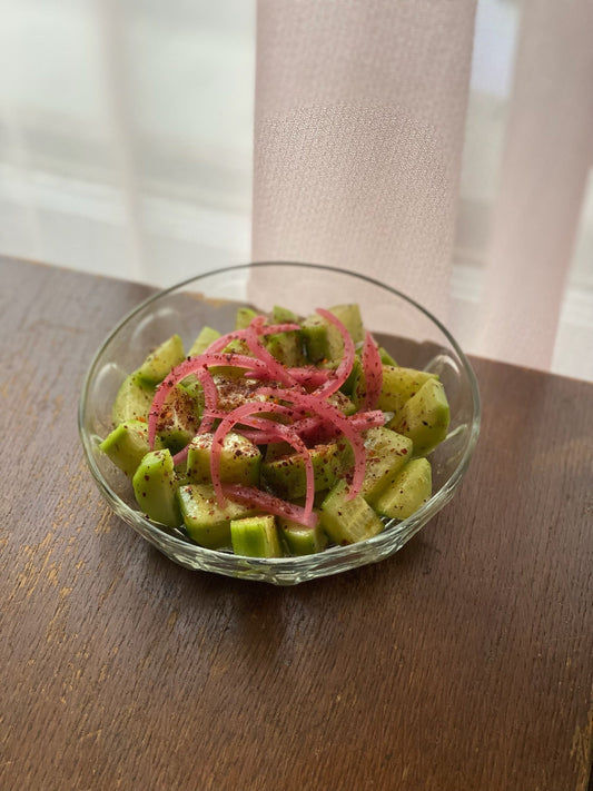 medi mix cucumber salad