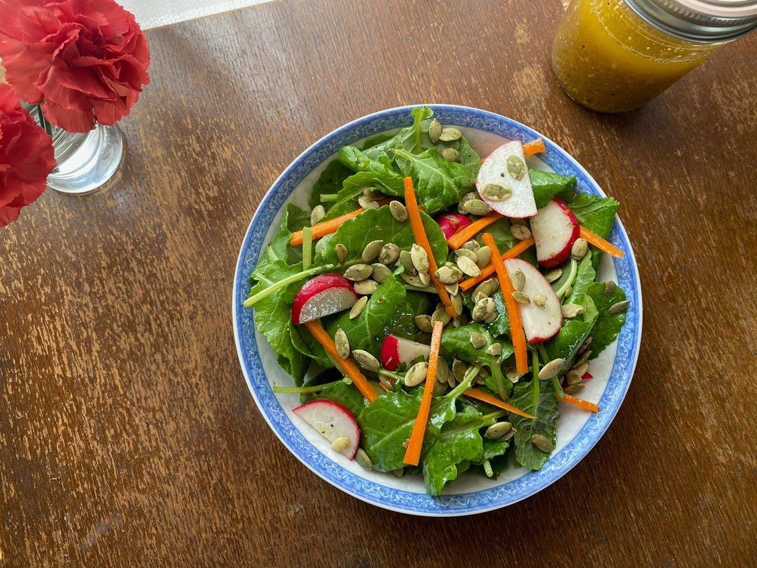 medi mix green salad