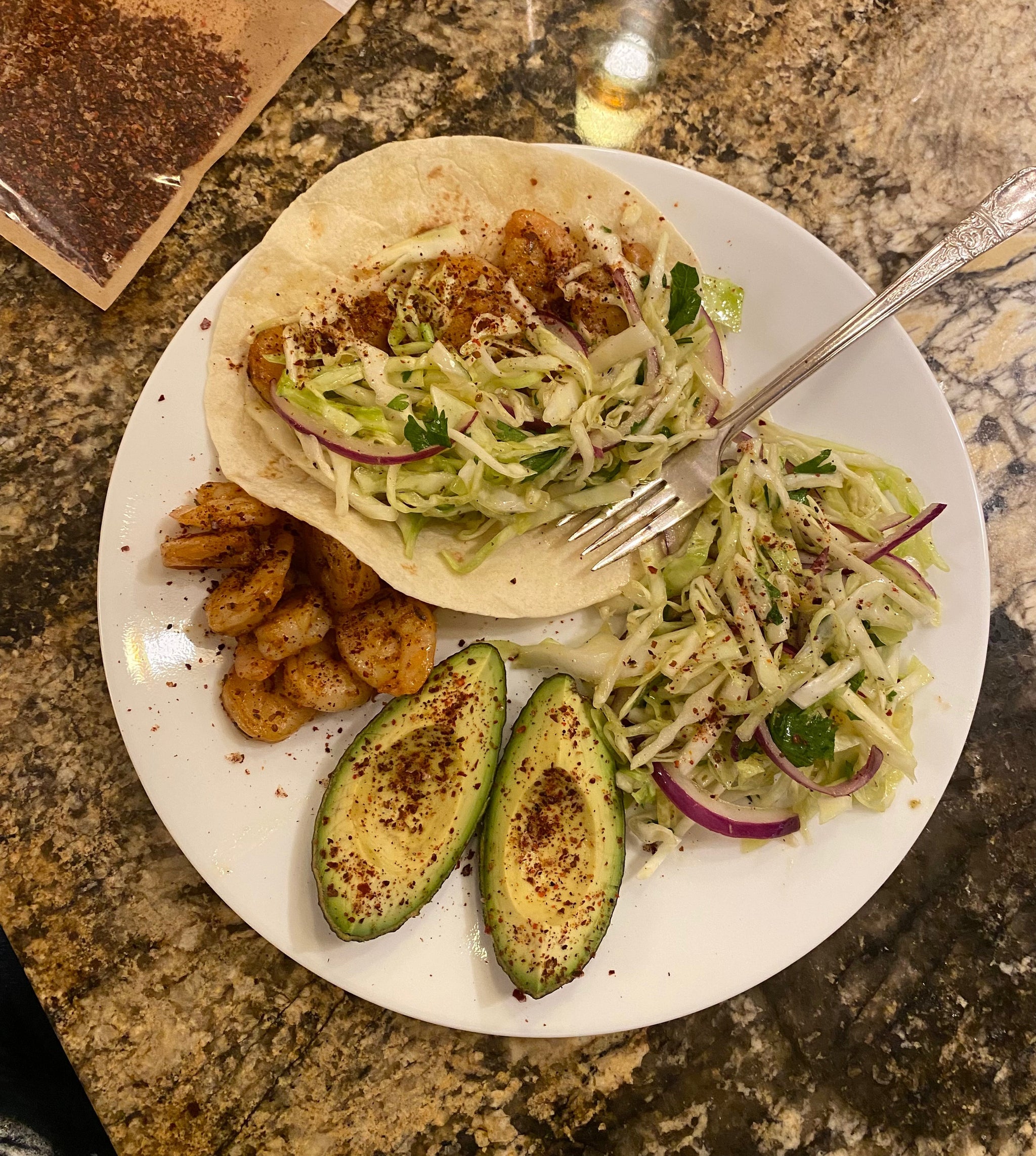 blackened shrimp tacos