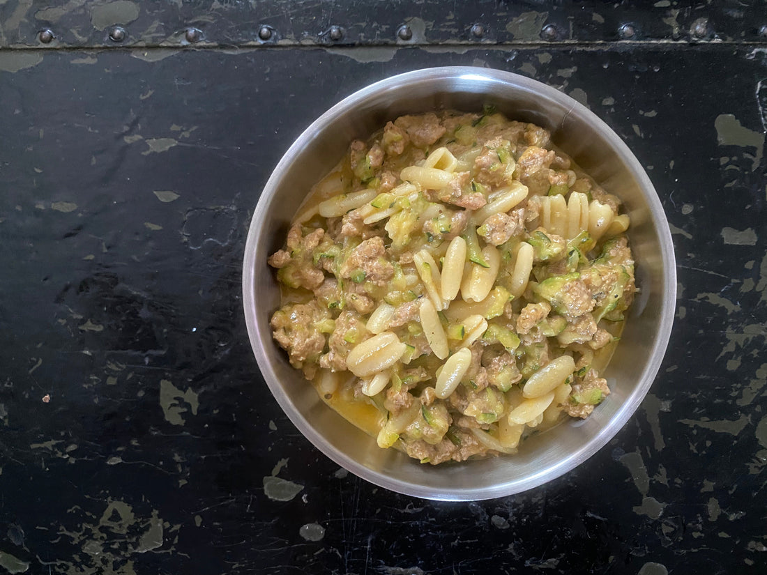 blackened cheesy pasta (1-pan)