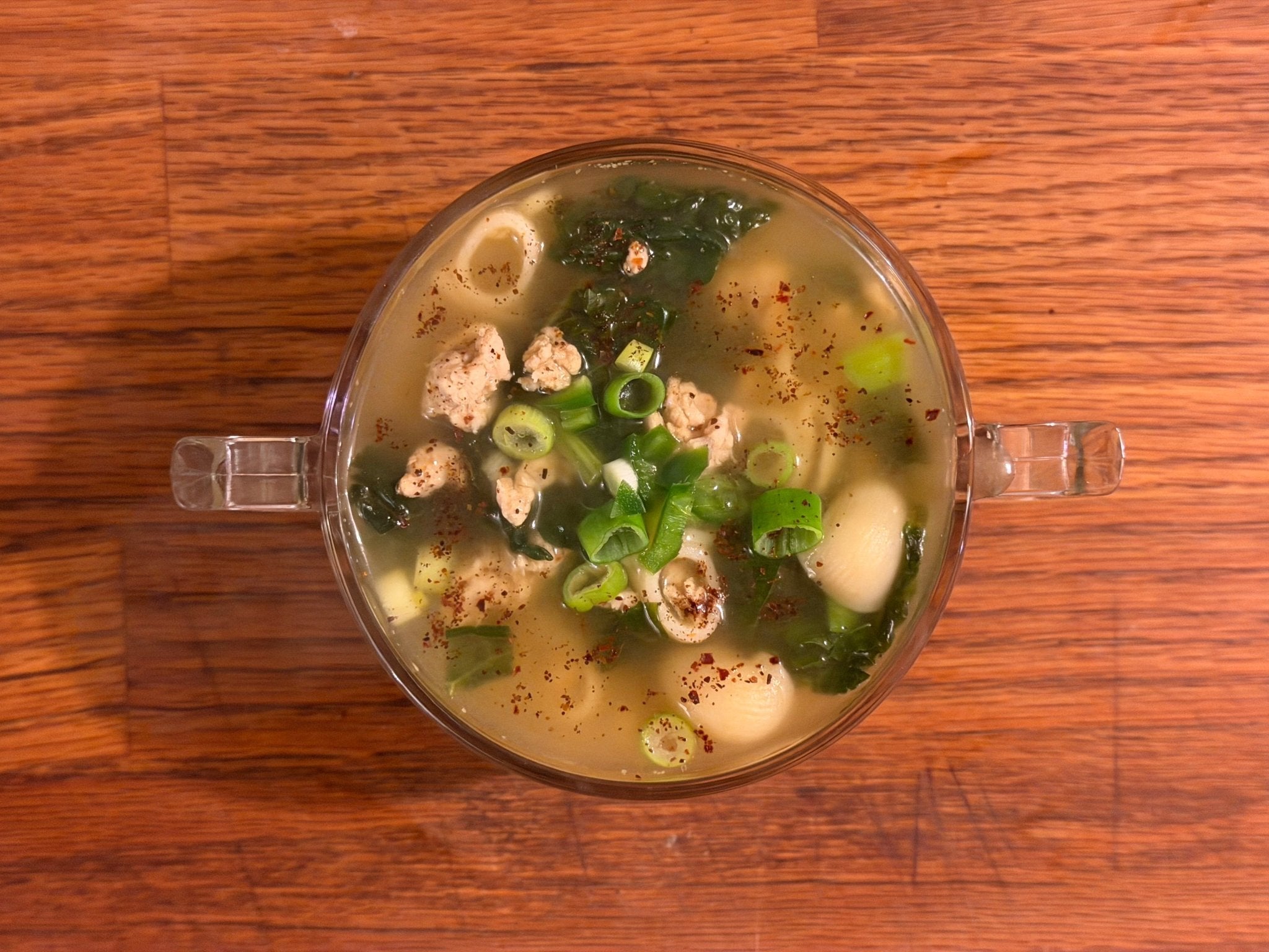 blackened chicken soup