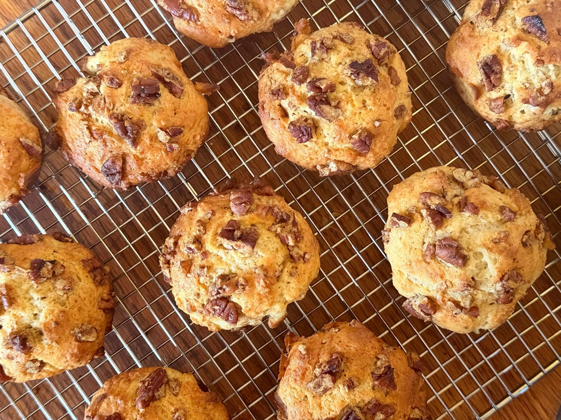 butter pecan muffins