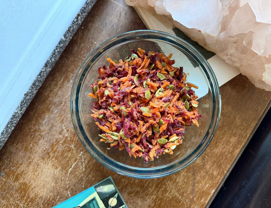 citrus ranch carrot salad