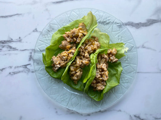 chicken cheesesteak lettuce wraps