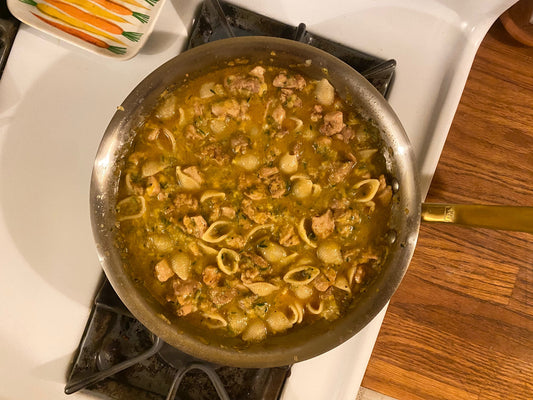 chicken fajita pasta (1-pot)