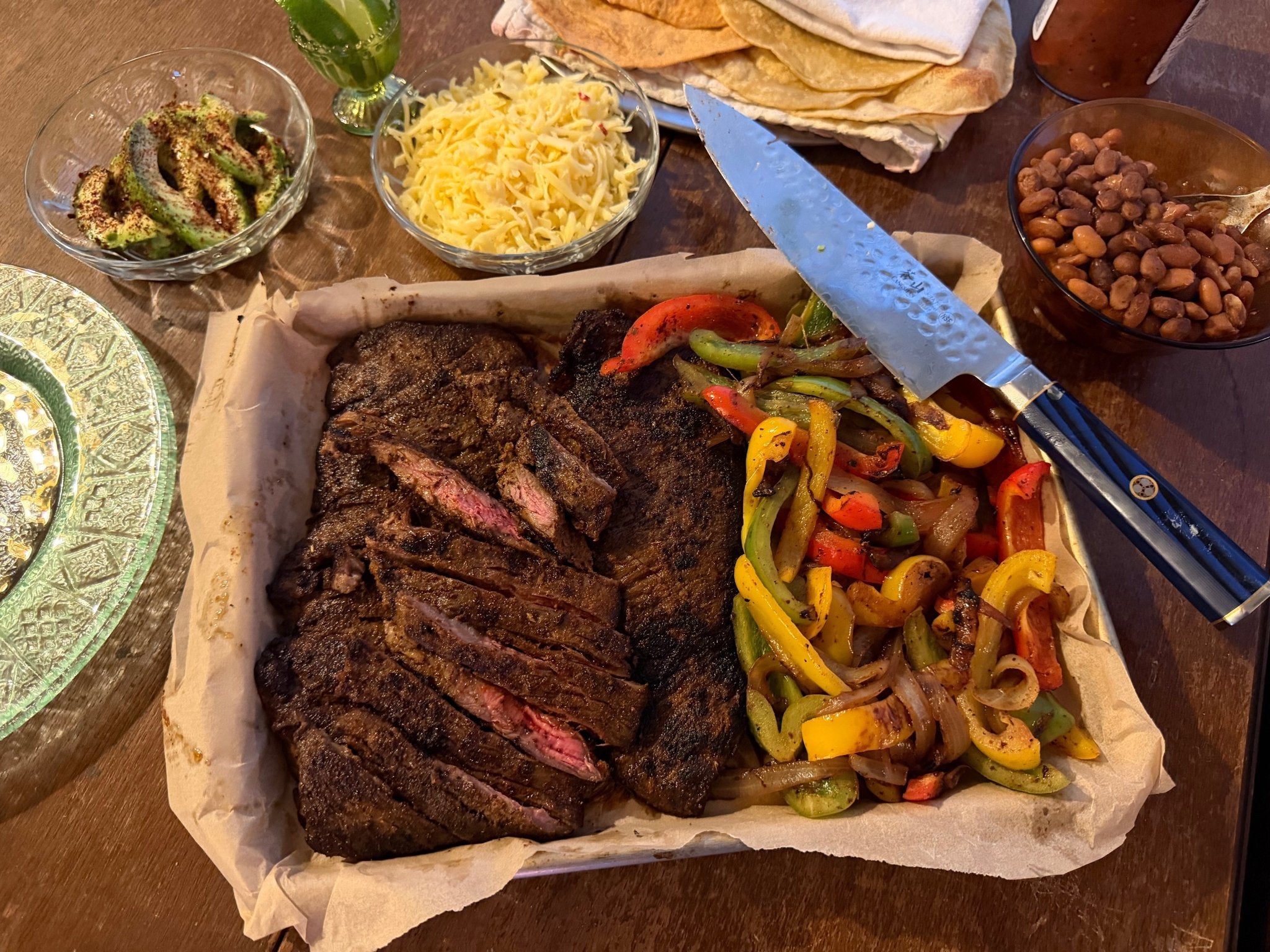 faco belle beef fajitas