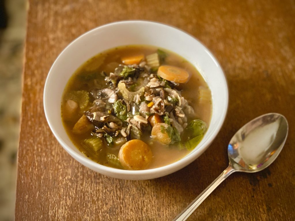 ficken wild rice vegetable soup
