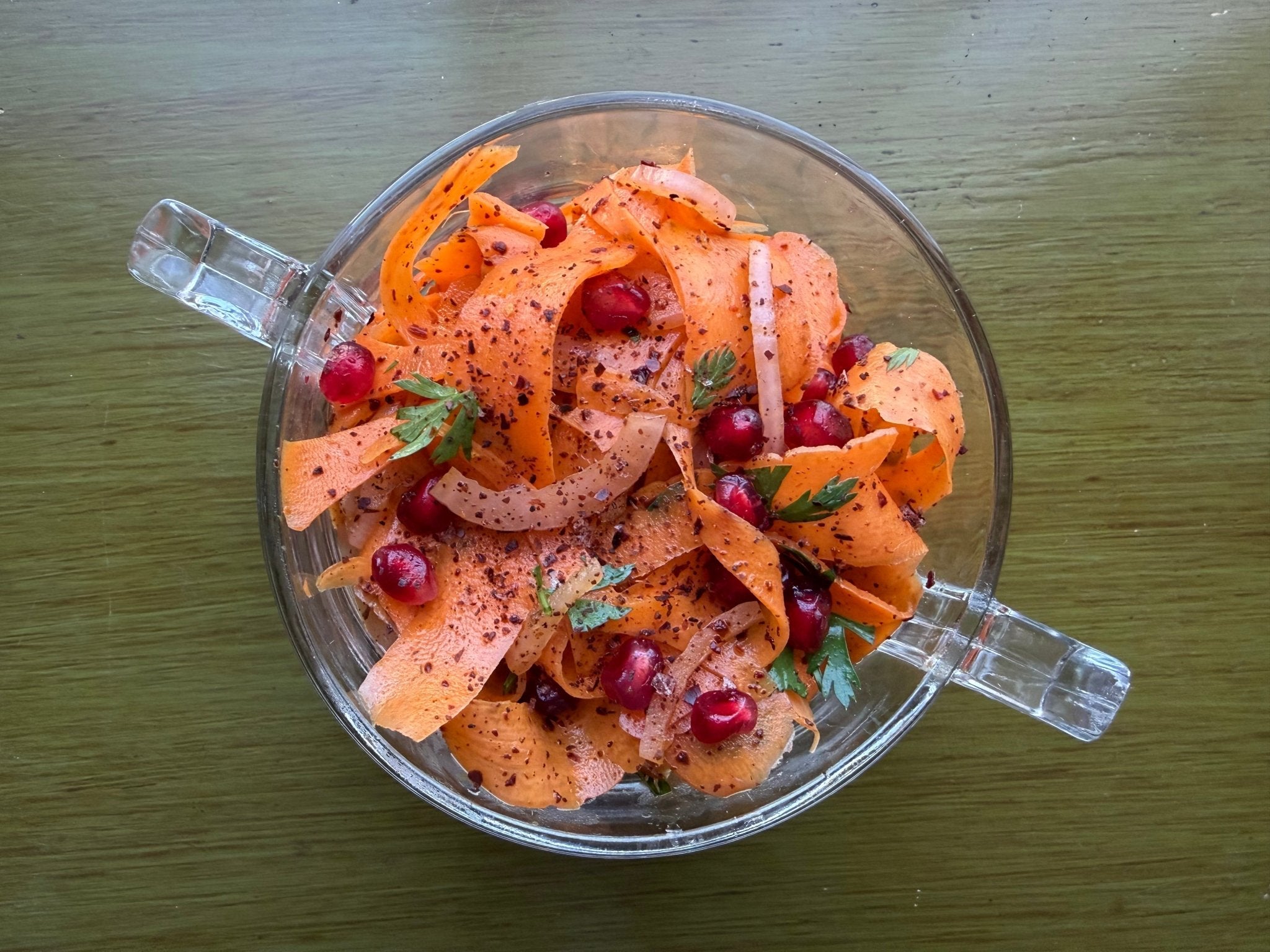 fresh winter carrot salad