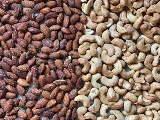 herb-roasted nuts (almonds or cashews)