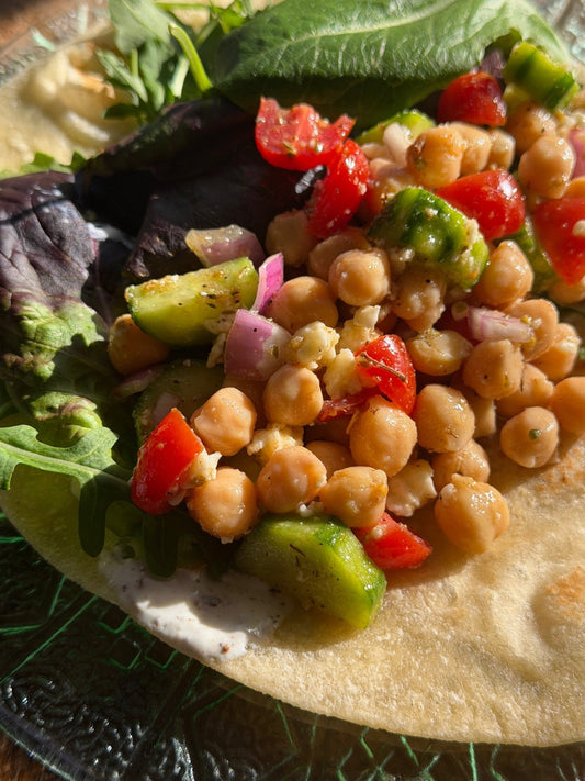 mediterranean chickpea salad