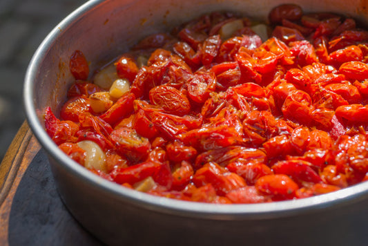 roasted tomatoes with garlic