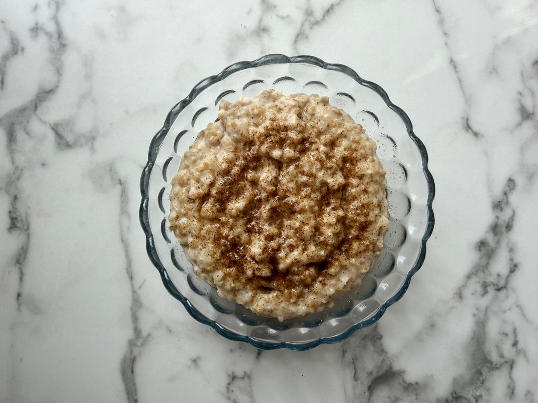 salted vanilla maple sugar oats